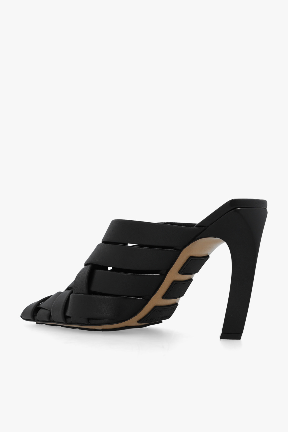 【関税込み】Bottega Veneta ブラック Step San Marco ミュール 関税込み】Bottega Veneta ブラック Step San Marco ミュール